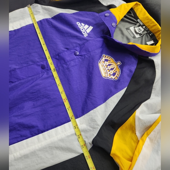 Adidas NHL Los Angeles Kings Reverse Retro RR Jacket Windbreaker Men's Small - Picture 7 of 8